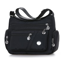 Fashion Women Shoulder Messenger Bag Nylon Oxford Lightweight Waterproof Zipper  - £21.07 GBP