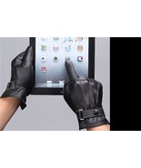Men&#39;s &quot;Touch Screen&quot; Fur Lined Leather Driving Gloves!  - £47.17 GBP