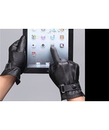 Men&#39;s &quot;Touch Screen&quot; Fur Lined Leather Driving Gloves!  - $1,131.31 MXN