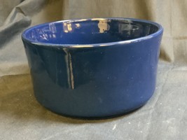Haeger USA planter vase bowl Blue vintage pottery Orignal Sticker - £11.18 GBP