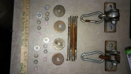 22DD92  SWING SET HARDWARE, AS SHOWN, GOOD CONDITION - $8.53