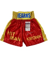 THOMAS HEARNS SIGNED Autographed BOXING TRUNKS The Hitman JSA CERTIFIED ... - £118.63 GBP
