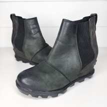 Sorel Joan Of Arctic II Wedge Chelsea Boot Black Womens Size 6 EU 37 NL3022-010 - £43.49 GBP