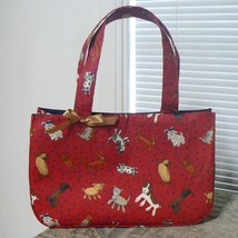 Raining Cats &amp; Dogs Fabric Tote Bag Purse (BN-PUR108o) - $20.00