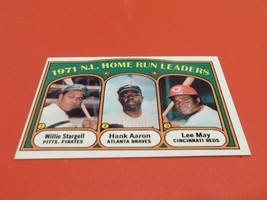 1972 Topps# 89 1971 N.L. Home Run Leaders Nm / Mint Or Better !! - £48.10 GBP