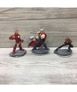 Disney Infinity 2.0  Iron Man Thor Black Widow Figure Lot Wii U PS3 PS4 ... - $11.78