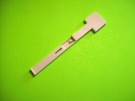 Alvin G &amp; Co NOS Pinball Machine 6" Off White Plastic ROLL OVER Drop Target - $4.85