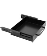 VIVO Black Space Saver Sliding Under Desk Storage Drawer with Pull Handle - £72.41 GBP