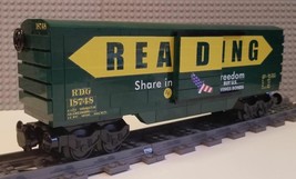 Custom Train Reading Boxcar  -- PLEASE READ ITEM DESCRIPTION -- - £89.40 GBP
