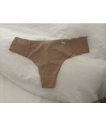 NWT VICTORIA&#39;S SECRET PINK M BEIGE NUDE FLORAL LACE DOG NO SHOW THONG PA... - €18,72 EUR