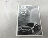 2009 Ford Fusion Owners Manual Handbook OEM H02B08001 - $30.59