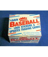 1988 Fleer 22 Logo Stickers and 132 Updated Trading Cards Factory Sealed - $17.82 CAD