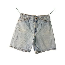Levis 550 Mens Size 36 Vintage Y2K Relaxed Fit jean Shorts Blue Denim Li... - $24.74