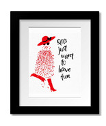Girls Just Want to Have Fun, Cyndi Lauper - Song Lyric Art Print, Canvas... - $25.79 CAD+