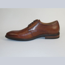 Men's Shoes Steve Madden Soft Leather upper Lace Up Nanndo Brandy image 5