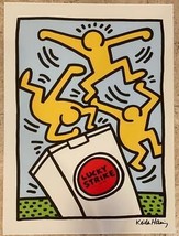 Keith Haring &quot; Lucky Strike &quot; Giclée Sur Papier - £334.75 GBP