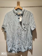 Mens Abercrombie &amp; Fitch Blue  Short Sleeve Shirt Size M - £13.27 GBP