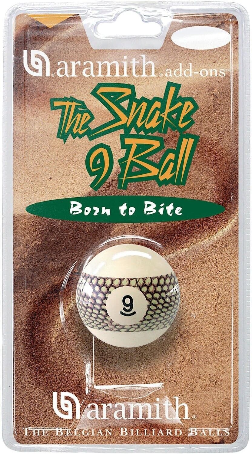 New Aramith 2.25" Novelty Snakeskin Snake Replacement 9 BALL - 2 1/4 INCH - £13.54 GBP