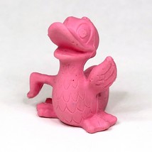 Diener Duck Quacking Pink 1.5&quot; Eraser Figure Vintage Itty Bittys Charm A... - $274.62 MXN