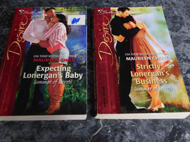 Silhouette Desire Maureen Child lot of 2 Summer of Secrets Series Paperbacks - £1.88 GBP