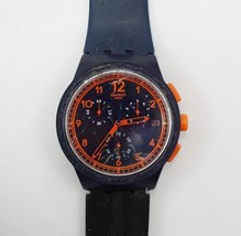 Swatch Originals Renaissance Bleu / Orange Chronographe - £45.58 GBP