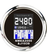 316 Stainless Steel NMEA 2000 Multifunction Gauge IP67 85mm For Marine Boat - $161.66 CAD