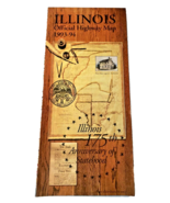 Vintage Illinois Brochure Map Official Highway Map 1993-1994 1990s - $25.35 CAD
