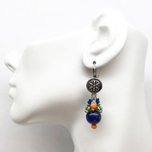 Gorgeous Festival Collection Beaded Cluster Drop Earrings by Treska - £14.80 GBP