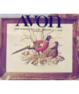 Avon Wild Pheasants Crewel Embroidery Kit 18&quot; x 24&quot; NIP - $9.99