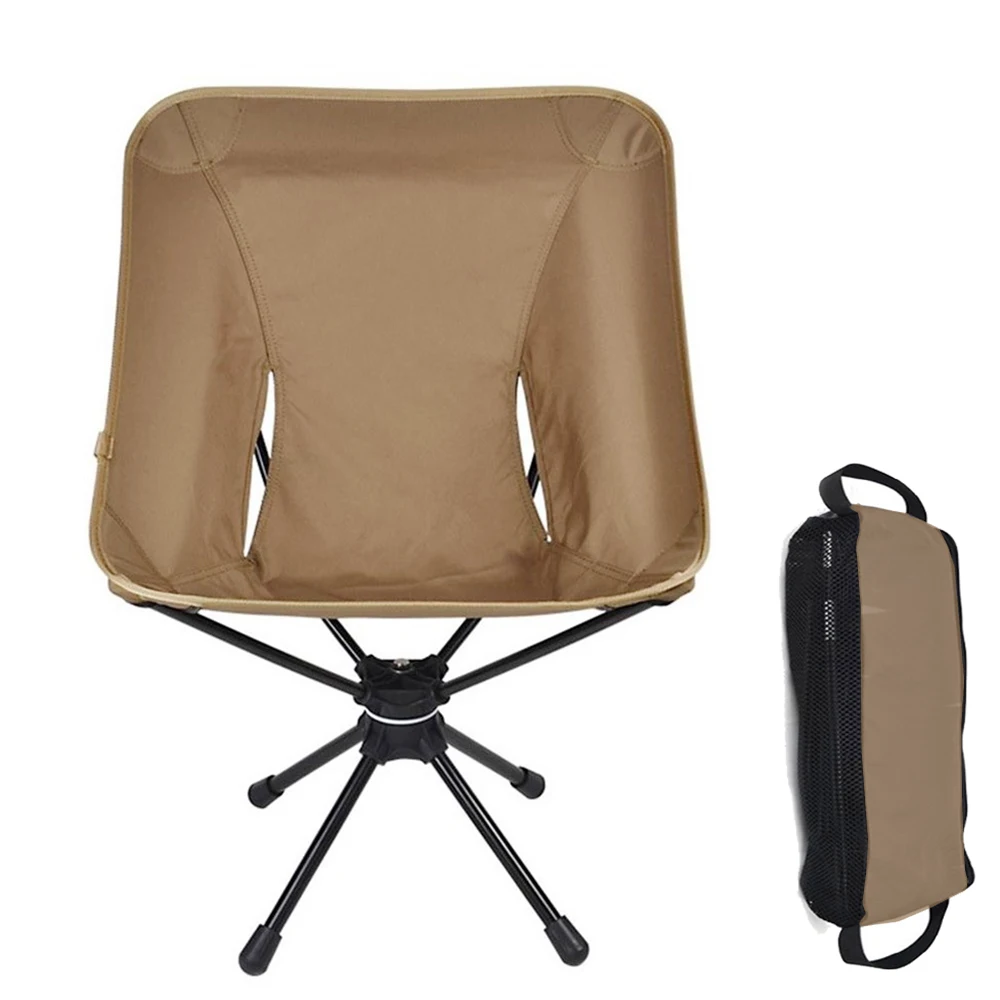 Desert&amp;Fox Swivel Detachable Chairs Camping Folding Chair Outdoor Backpacking - £44.21 GBP+