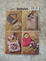 Butterick Sewing Pattern 3873 Fashion Accessories Handbags 6 styles Uncut - £7.56 GBP