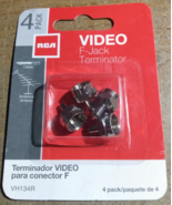 RCA VH134R Video F-Jack Terminator Pack Of Four - $33.31 MXN