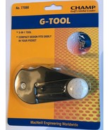 Champ Golf 5-in-1 Golf Tool With Divot Pitch Repair, Ball Marker, Brush,... - €4,50 EUR