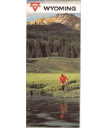 1965 WYOMING Road Map &amp; Vacation Attractions HOTTEST BRAND GOING....CONOCO! - $170.16 MXN