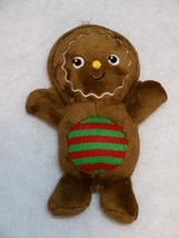 NEW Chocolate Brown Gingerbread Man 6.5&quot; Plush Toy - £11.45 GBP