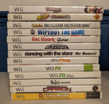13 Nintendo Wii Games NFS Cabelas Lego Rockband Fit Nerf Wipeout Dancing Runway - £30.92 GBP