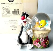 Lenox Tweety Summer Sizzle Led Snowglobe &amp; Sylvester Figurine Looney Tun... - $89.00