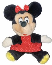 Vintage Minnie Mouse 8&quot; Plush Disneyland Walt Disney World Korea Tail &amp; ... - £8.59 GBP