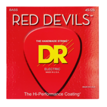 DR Strings Red Devils - Red Bass Strings 5-String Medium 45-125 - £30.91 GBP