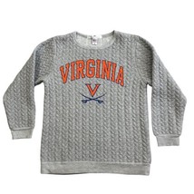 University of Virginia Sweatshirt Womens MEDIUM Quilted Flying Colors US... - $29.65