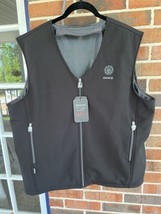 DOACE Men&#39;s Black/Gray Heated Vest - Size XL - £38.83 GBP
