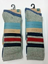 2 Pack Of 2 Pair = 4 Pairs Goldtoe Men&#39;s Native Nomad Crew Socks Limited Edition - £16.03 GBP