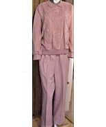 Alfred Dunner Mauve 2-pc Size PXL Top &amp; 14 Pants Pantsuit NOS - £119.49 GBP