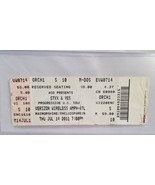 STYX / YES (DAMAGED) - ORIGINAL 2011 UNUSED WHOLE FULL CONCERT TICKET - $13.67 CAD