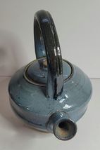CERAMIC BLUE TEA POT image 3