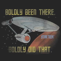 Star Trek Animated TV Enterprise Boldly Been There, Boldly Did That Shirt 2X NEW - $19.34