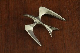 Vintage Costume Jewelry Sarah Coventry Mr Seagull Silver Tone Bird Brooch Pin - £13.23 GBP