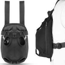 Small Pet Travel Backpack for Dogs &amp; Cats Black Medium - $43.20