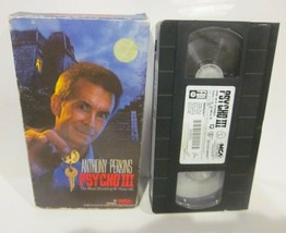 Psycho III 3 VHS Horror Video Movie 1986 Anthony Perkins Norman Bates Motel - £6.90 GBP