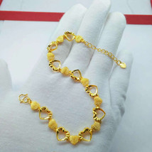 Wholesale  Price Gold color Hearts link Bangle &amp; bracelet for Women / girls,fash - £11.70 GBP